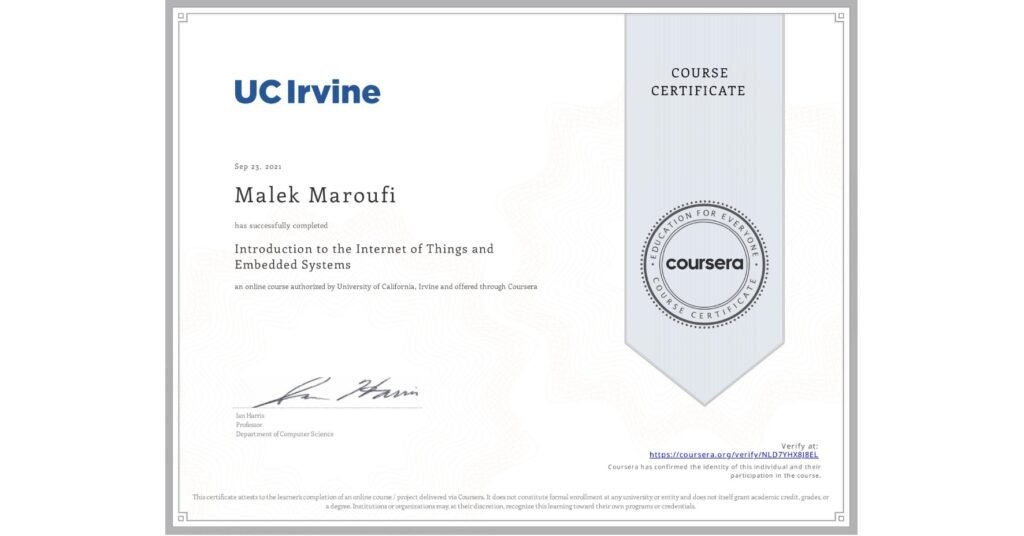 Introduction to the Internet of Things and Embedded Systems