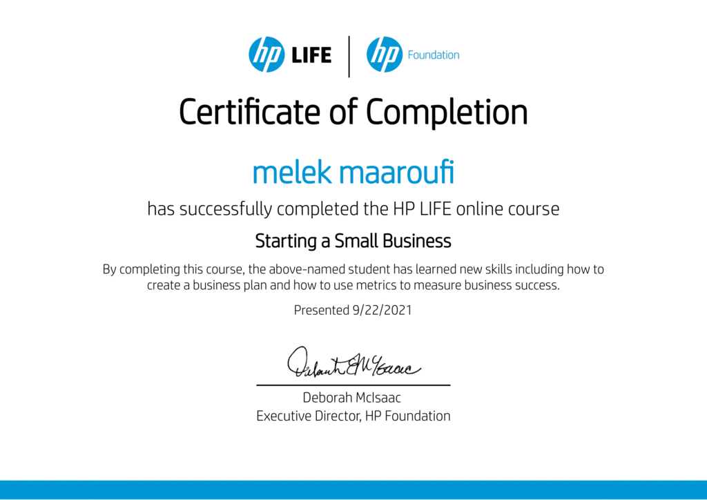 Starting a Small Business